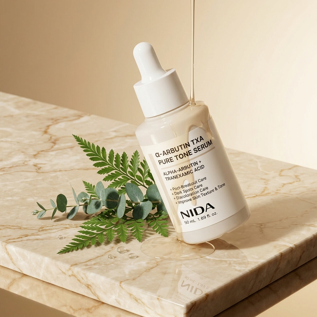 NIDA - a-Arbutin TXA Pure Tone Serum Serum - Rozjasňující sérum s alfa-arbutinem a kyselinou tranexamovou - 50 ml