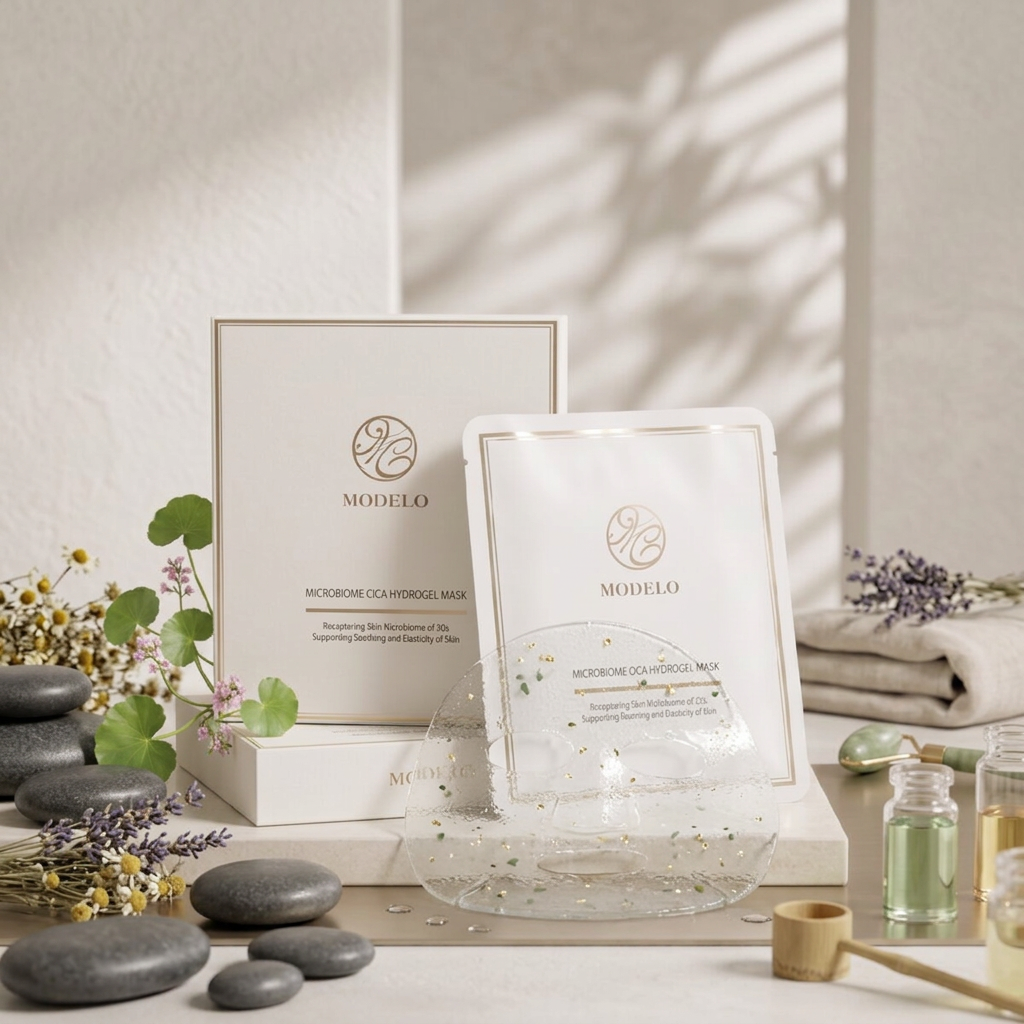 MODELO - Microbiome Cca Hydrogel Mask - Hydratační a zklidňující hydrogelová maska - 32g