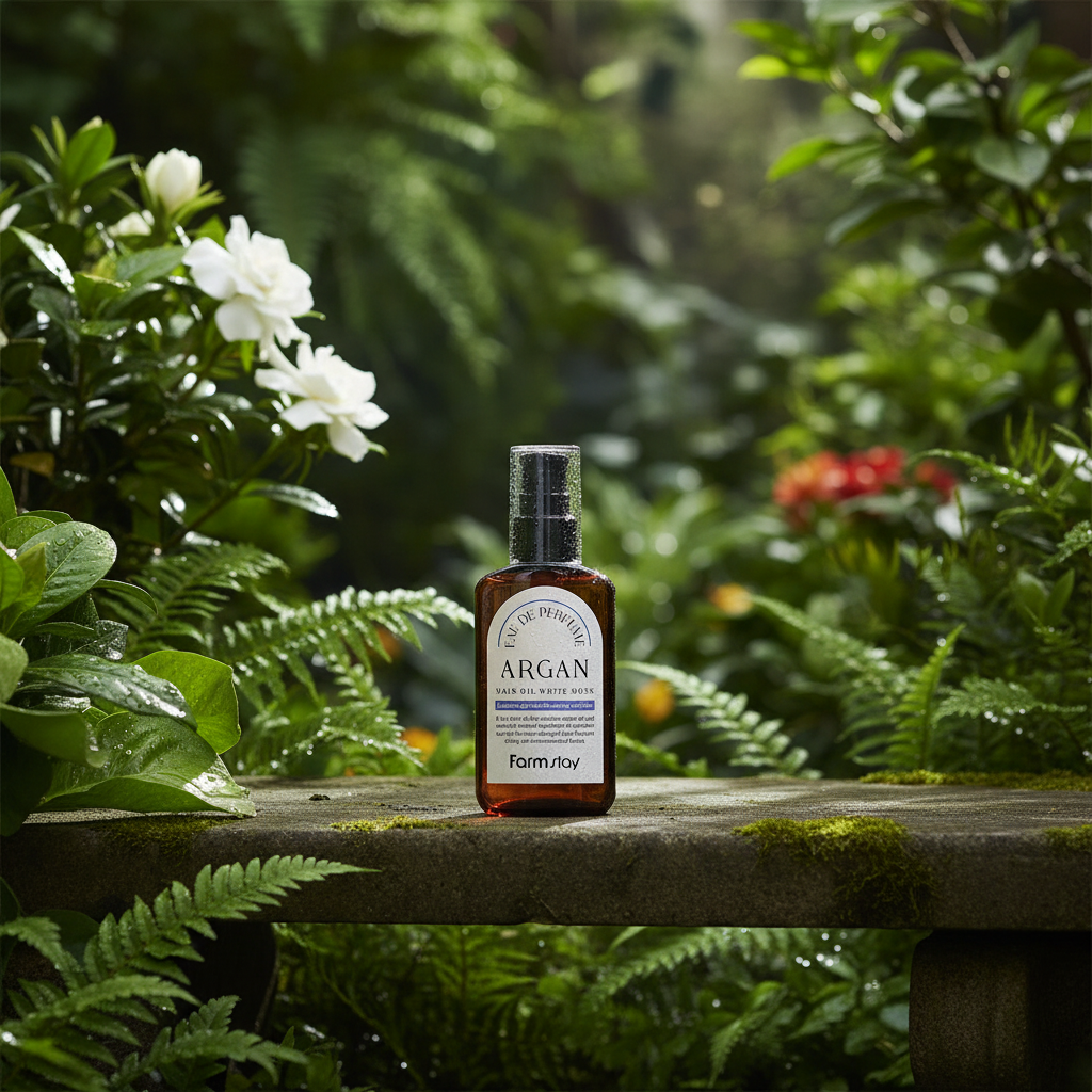 Farm Stay - Eau De Parfume Argan Hair Oil White Musk - Parfemovaný arganový olej na vlasy s vůní bílého pižma - 100 ml