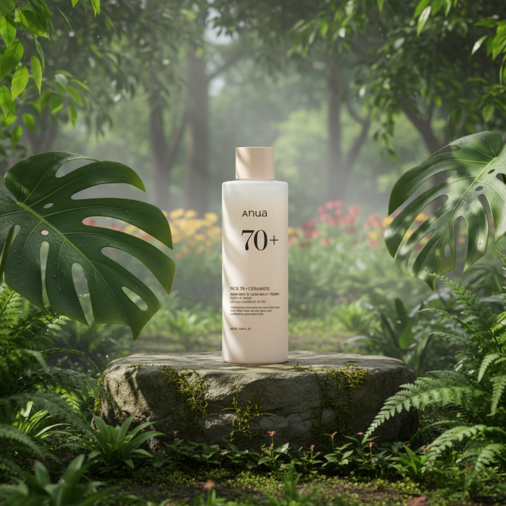 ANUA - Rice 70 Glow Milky Toner - Rozjasňující rýžový toner s ceramidy - 250 ml