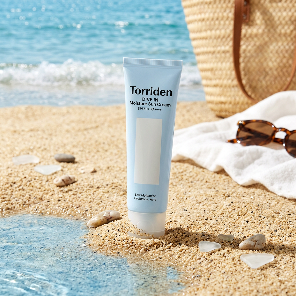 Torriden - DIVE-IN Mild Suncream - Jemný minerální opalovací krém - 60 ml