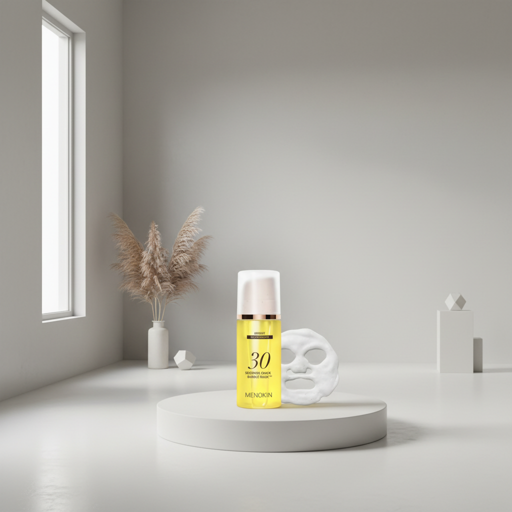 MENOKIN - 30 Seconds Quick Bubble Mask Bright - 30sekundové, bublinkové, rozjasňující sérum - 95 ml