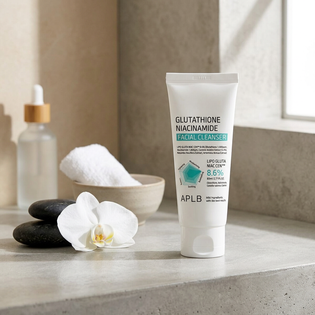 APLB - Glutathione Niacinamide Facial Cleanser - Cleanser pro rozjasněnou a sjednocenou pleť - 80 ml