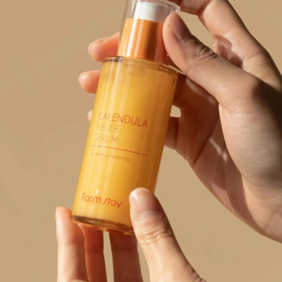 Farm Stay - Calendula Relief Serum - Omlazující sérum s měsíčkem lékařským - 50 ml