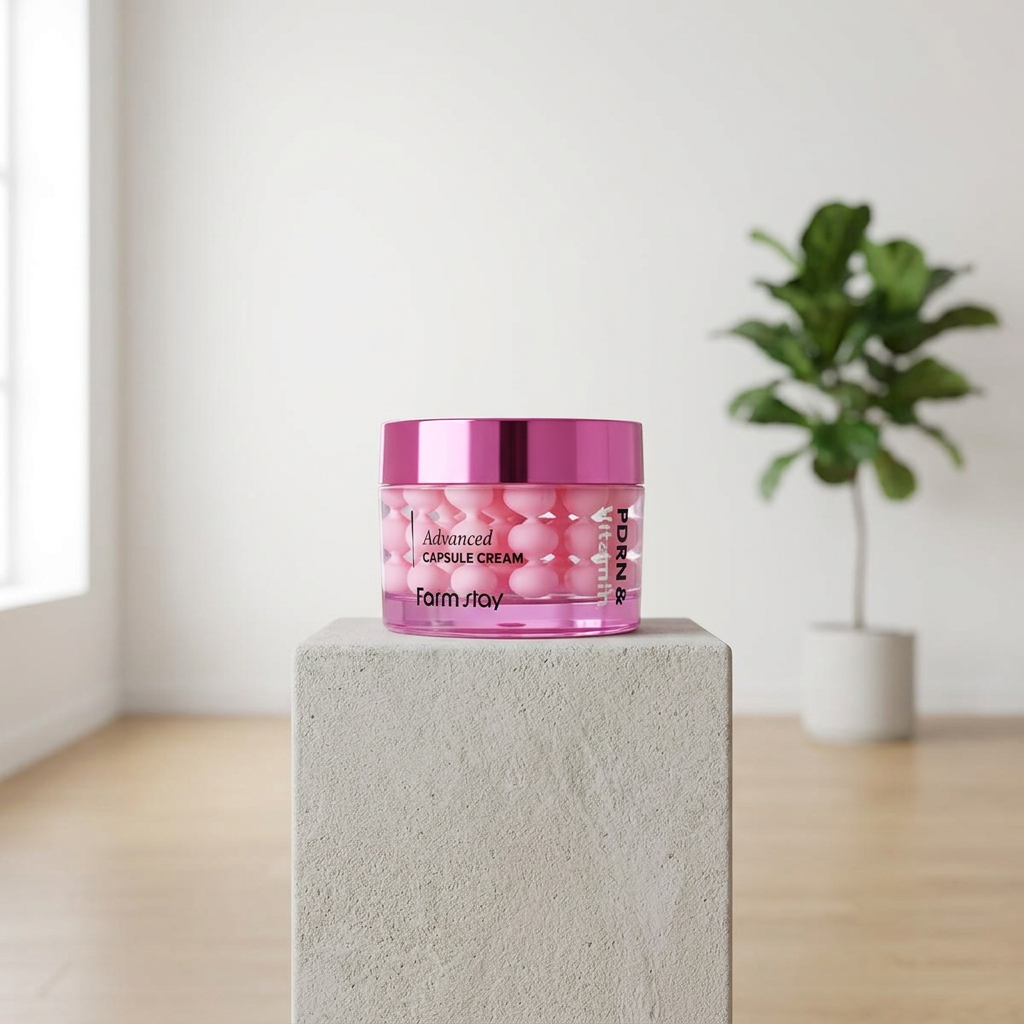 Farm Stay - PDRN & Vitamin Advanced Capsule Cream - Kapslový krém s rostlinným PDRN a vitaminovým komplexem - 55 ml