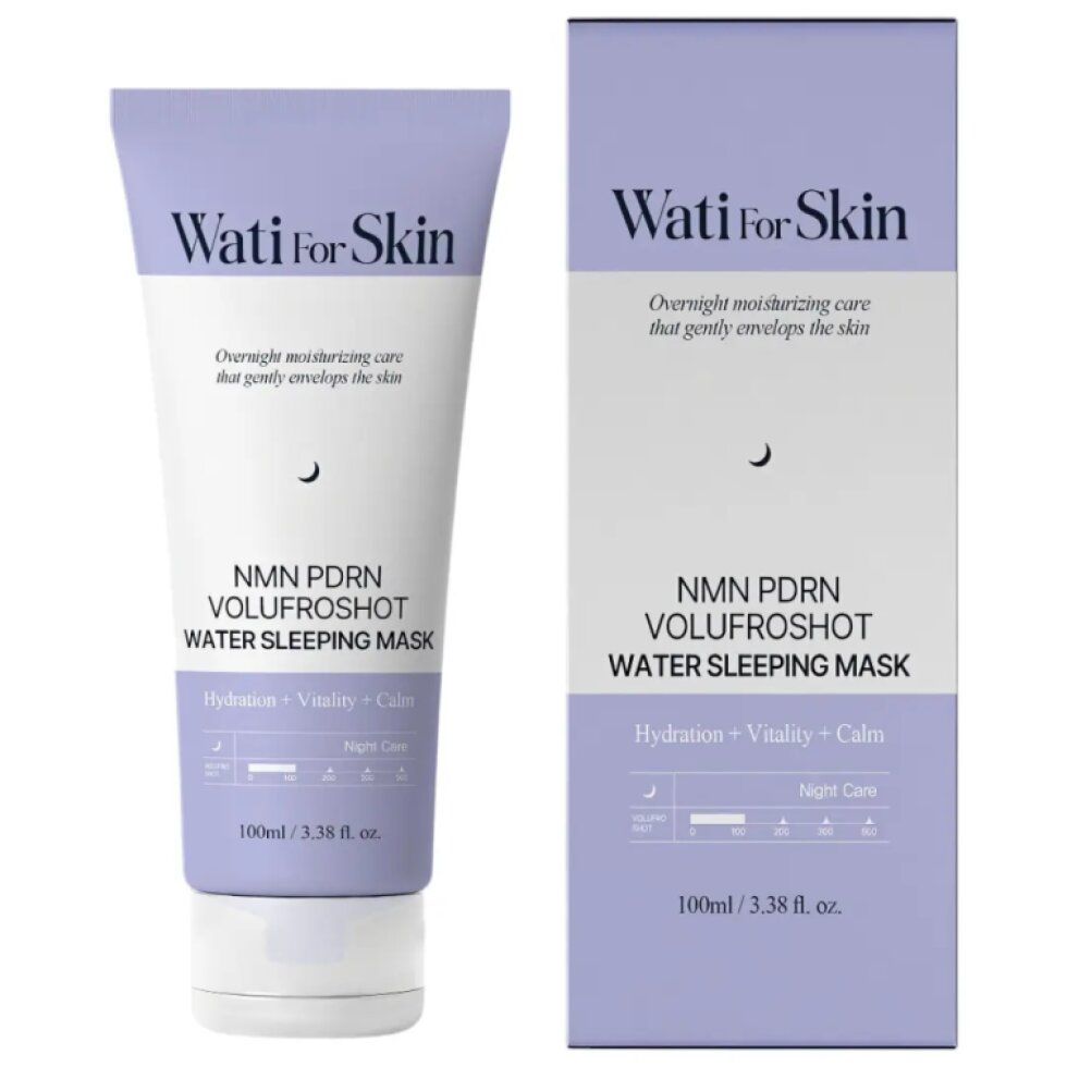 WATI FOR SKIN - NMN PDRN Volufroshot Water Sleeping Mask - Noční hydratační maska - 100 ml