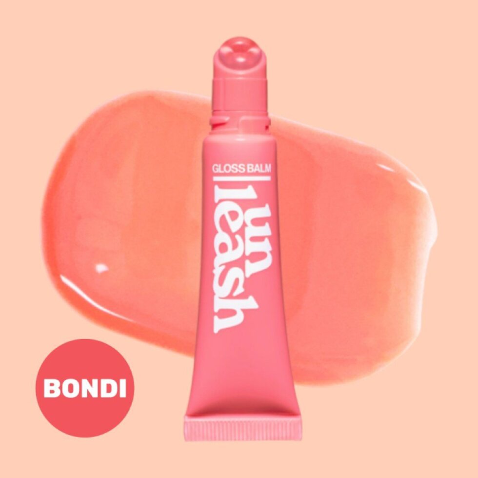 UNLEASHIA - Sunset Dazzle Gloss Balm BONDI - Lesk na rty v odstínu BONDI - 10 g