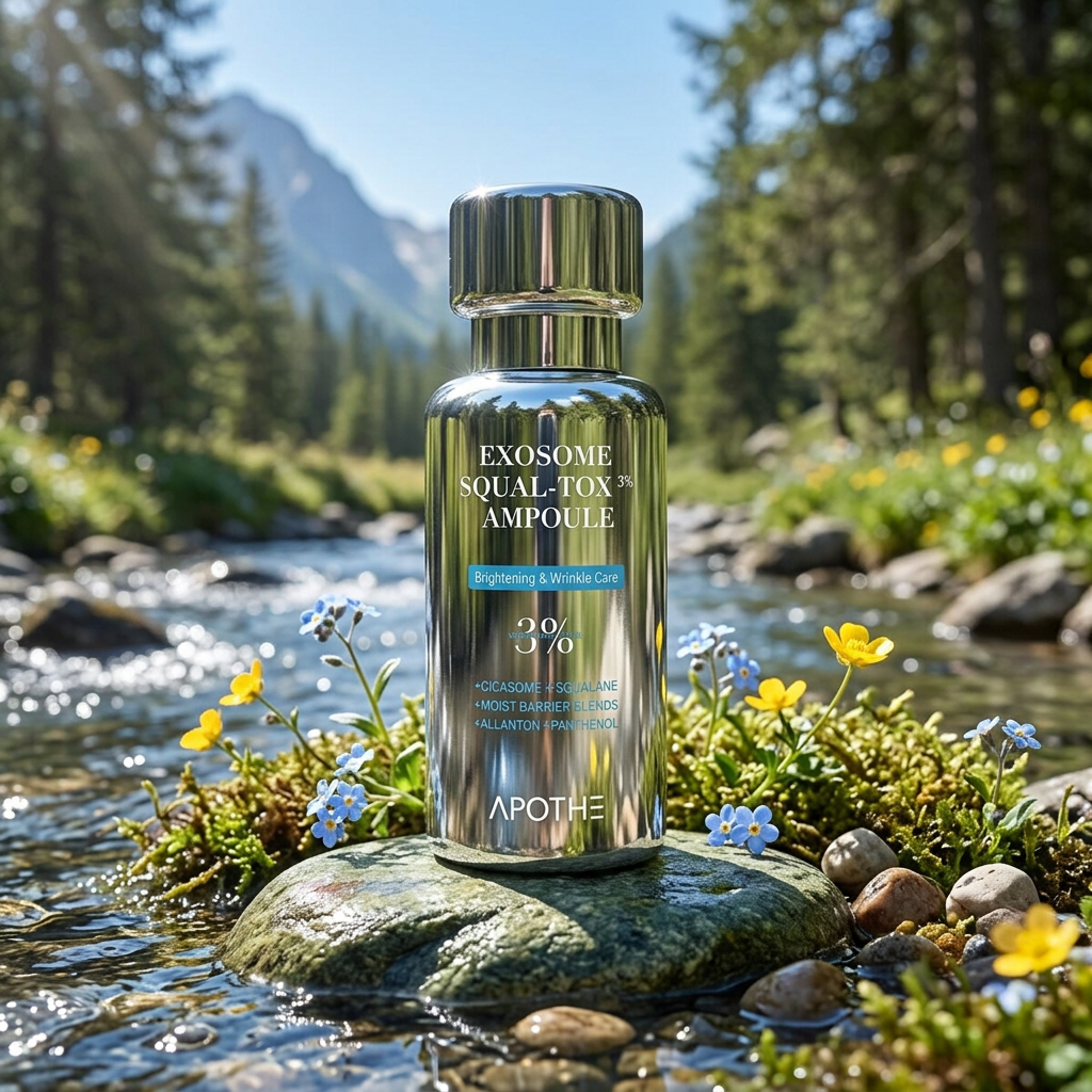 APOTHE - Exosome Squal-Tox 3% Ampoule - Hydratační ampule s obsahem exosomů - 30 ml