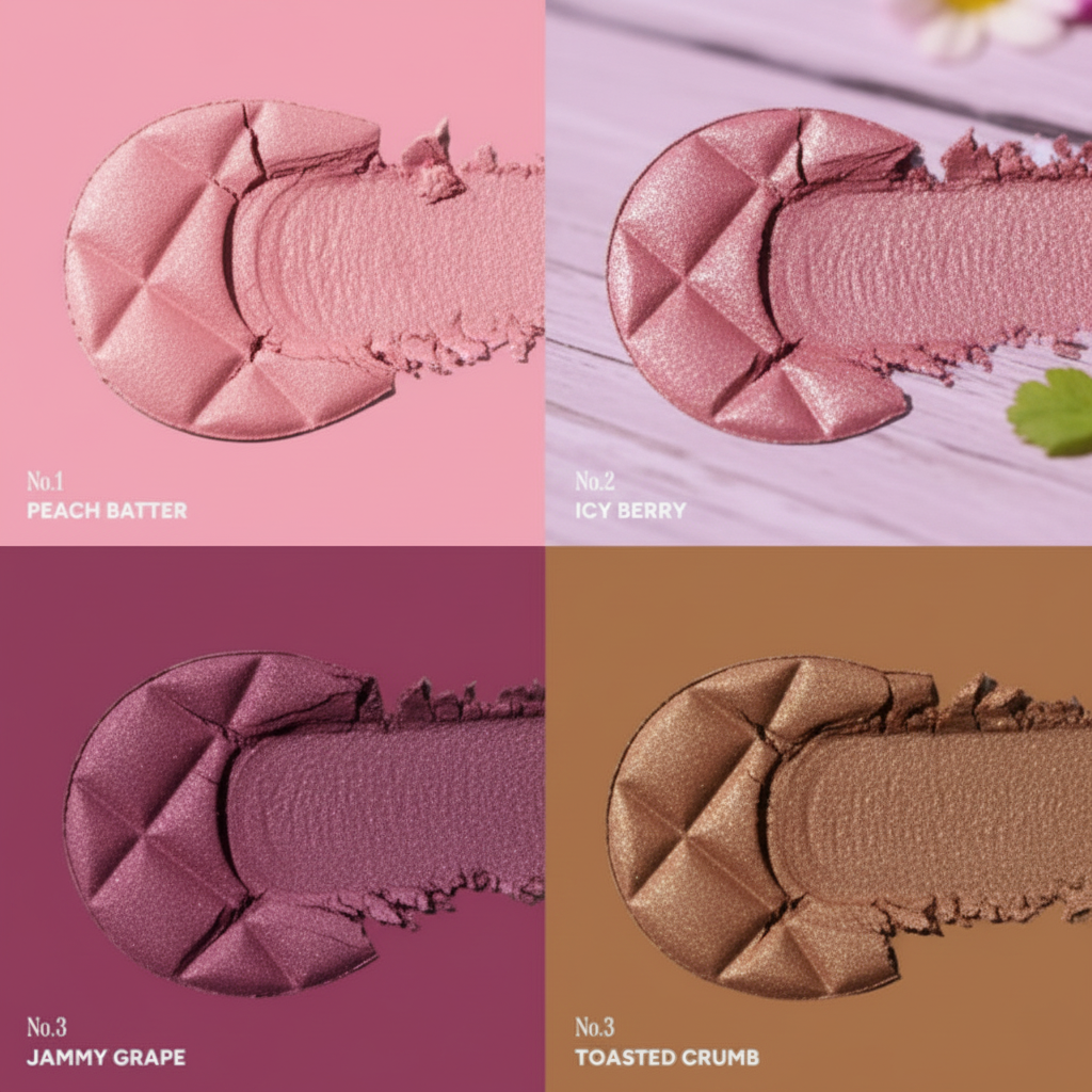 UNLEASHIA - Dough Dough Waffle Blush No. 2 Icy Berry - Waffle tvářenka No. 2 Icy Berry - 7g