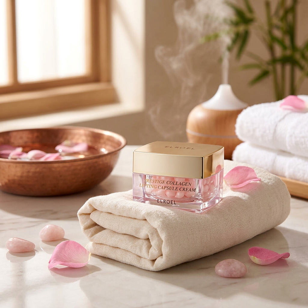 ELROEL - Prestige Collagen Lifting Capsule Cream - Luxusní zpevňující kolagenový krém - 55 ml