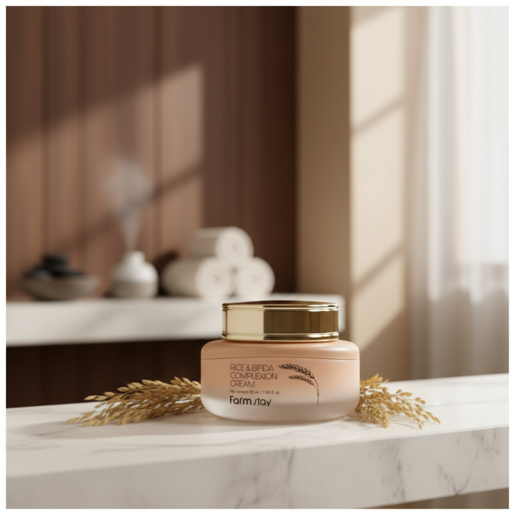 Farm Stay - Rice & Bifida Complexion Cream - Komplexní krém s extraktem z rýže a bifida - 55 ml