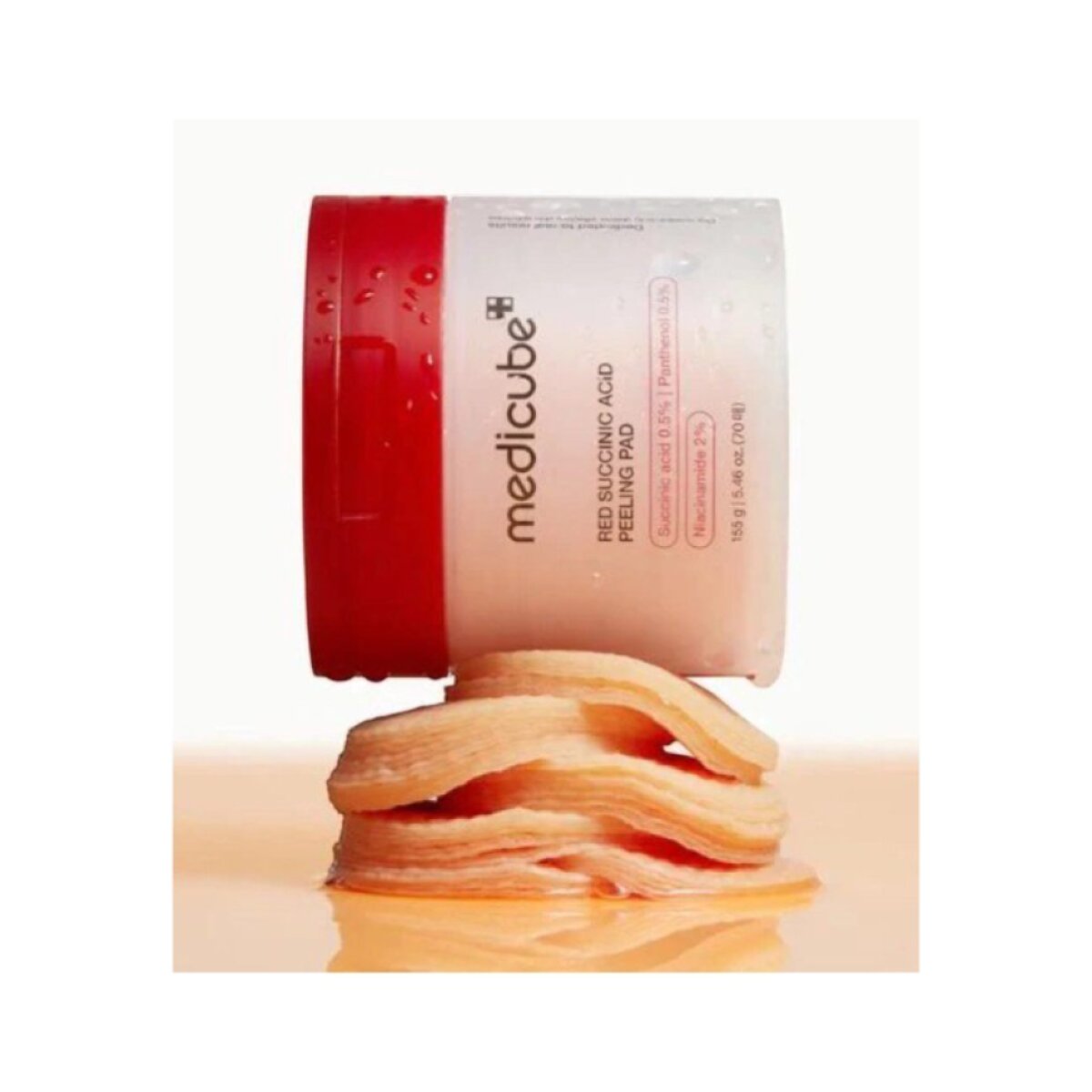Medicube - Red Succinic Peeling Pad - Červené peelingové tampónky - 70 ks