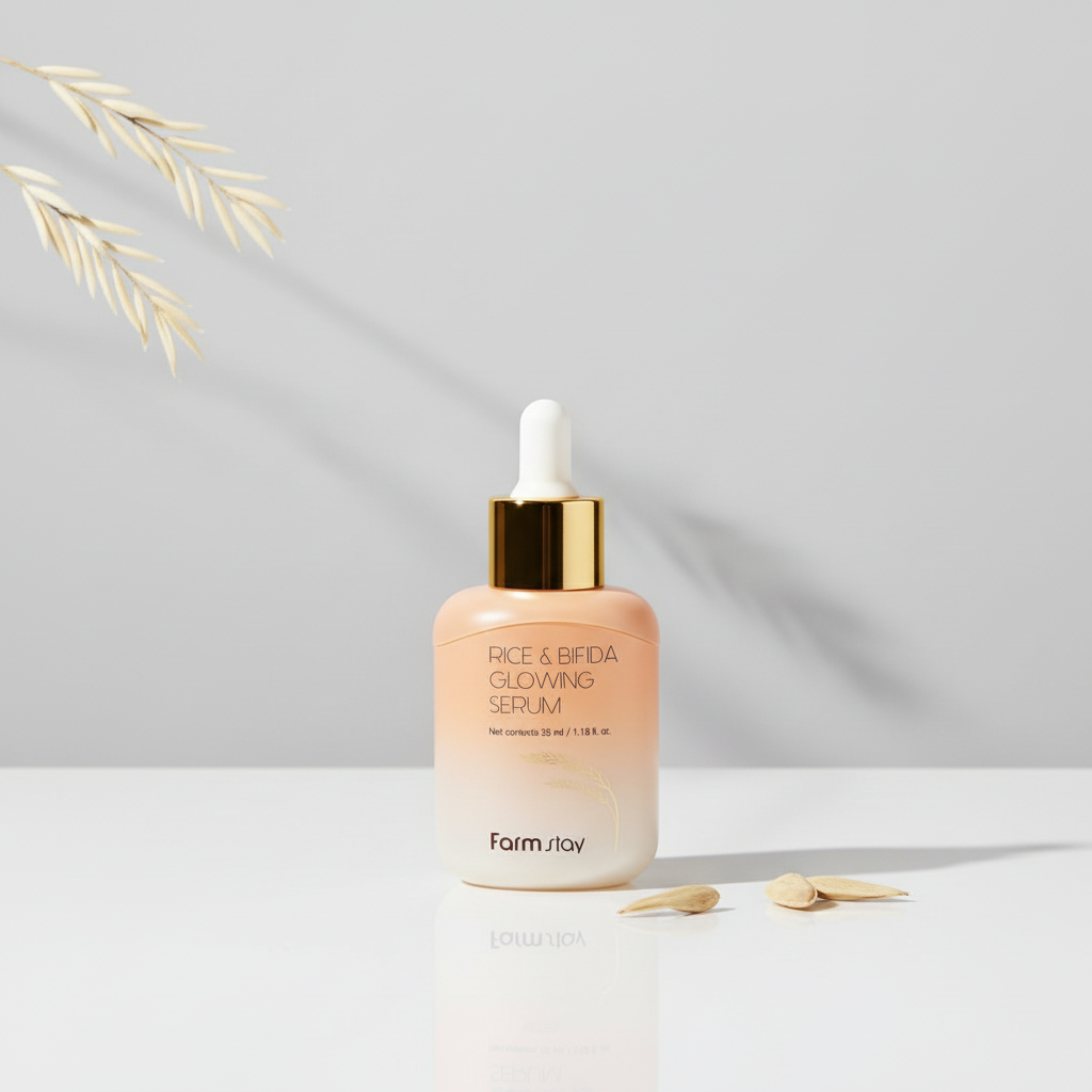 Farm Stay - Rice & Bifida Glowing Serum - Rozjasňující sérum s extraktem z rýže a bifida - 55 ml