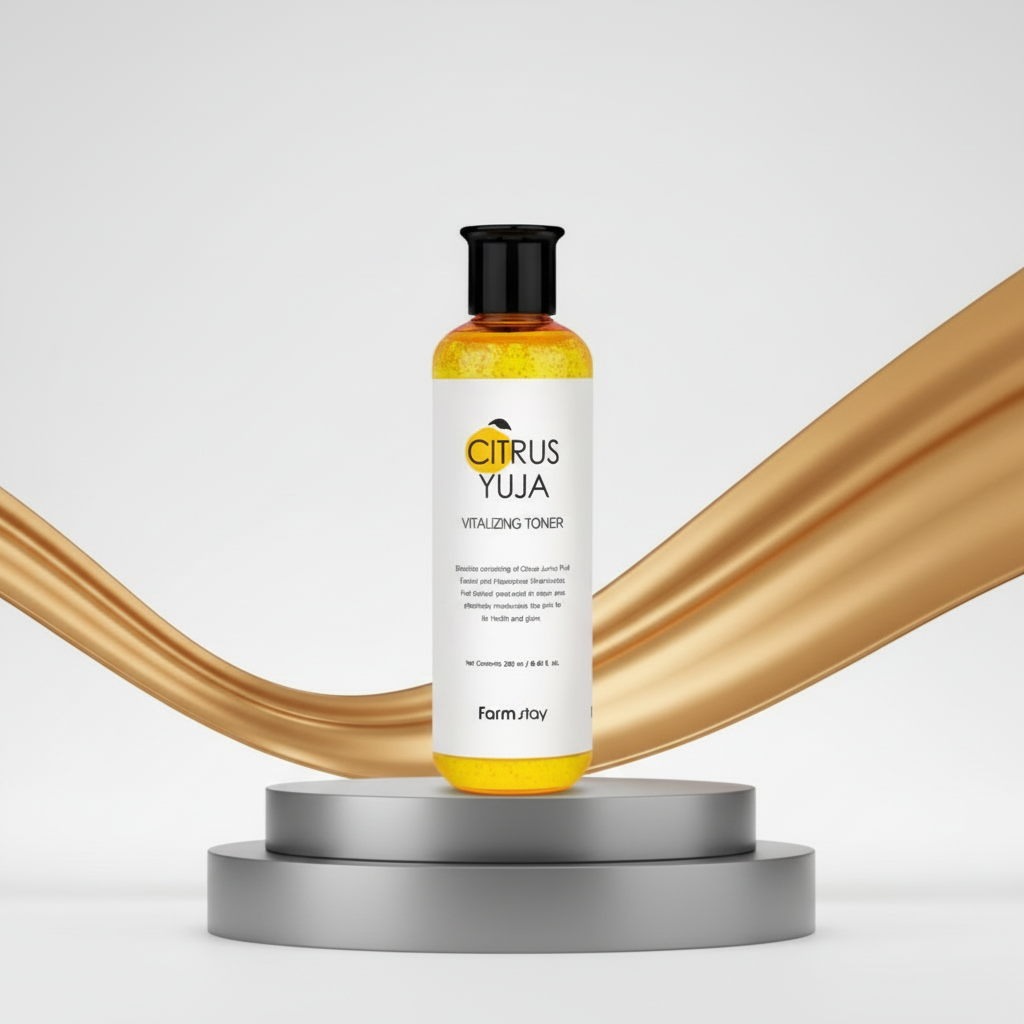 Farm Stay - Citrus Yuja Vitalizing Toner - Hydratační a rozjasňující toner s vitaminem C - 280 ml