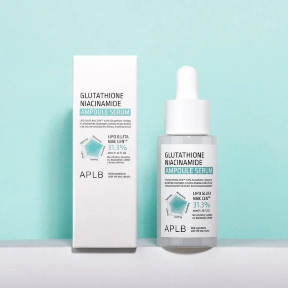 APLB - Glutathione Niacinamide Ampoule Serum - Sérum proti pigmentovým skvrnám s rozjasňujícím účinkem - 40 ml