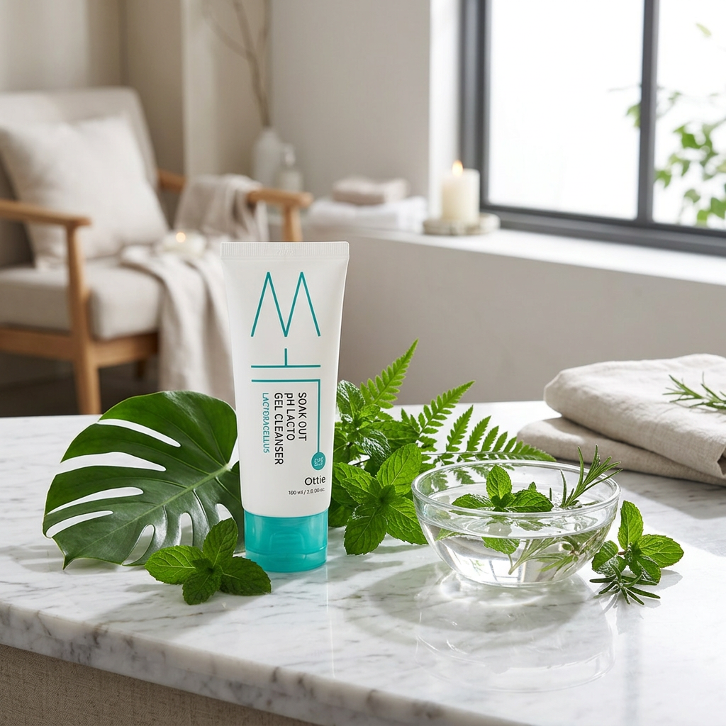 OTTIE - Soak Out pH Lacto Gel Cleanser - Čisticí gel s kyselinou mléčnou a vyváženým pH - 100 ml