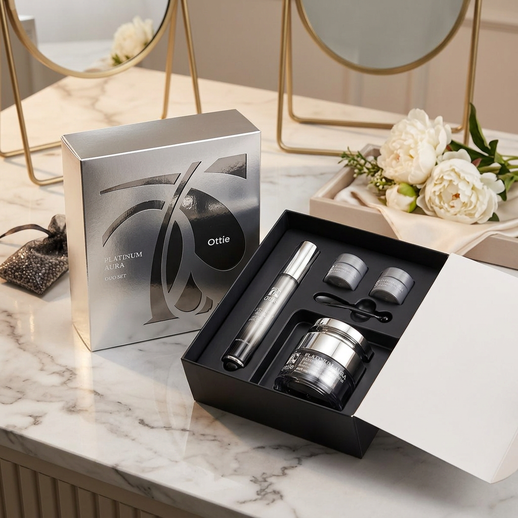 OTTIE - Platinum Aura Duo Set - Platinová Aura Dárková Sada - 4 ks