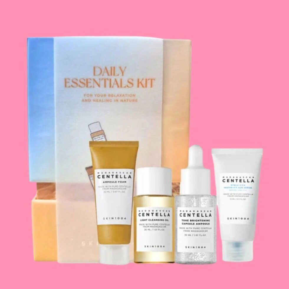 SKIN1004 - Daily Essential Kit - Set produktů základní péče s centellou - 4 ks