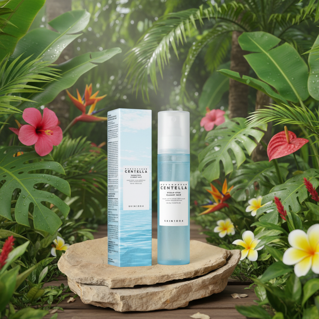 SKIN1004 - Madagascar Centella Hyalu-Cica Cloudy Mist - Hydratační a zklidňující mlha na obličej - 120 ml