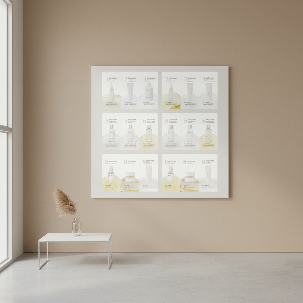 MIXSOON - 9-Step Skincare Sachet Bundle Set - Devíti kroková rutina - testovací sada - 9 ks