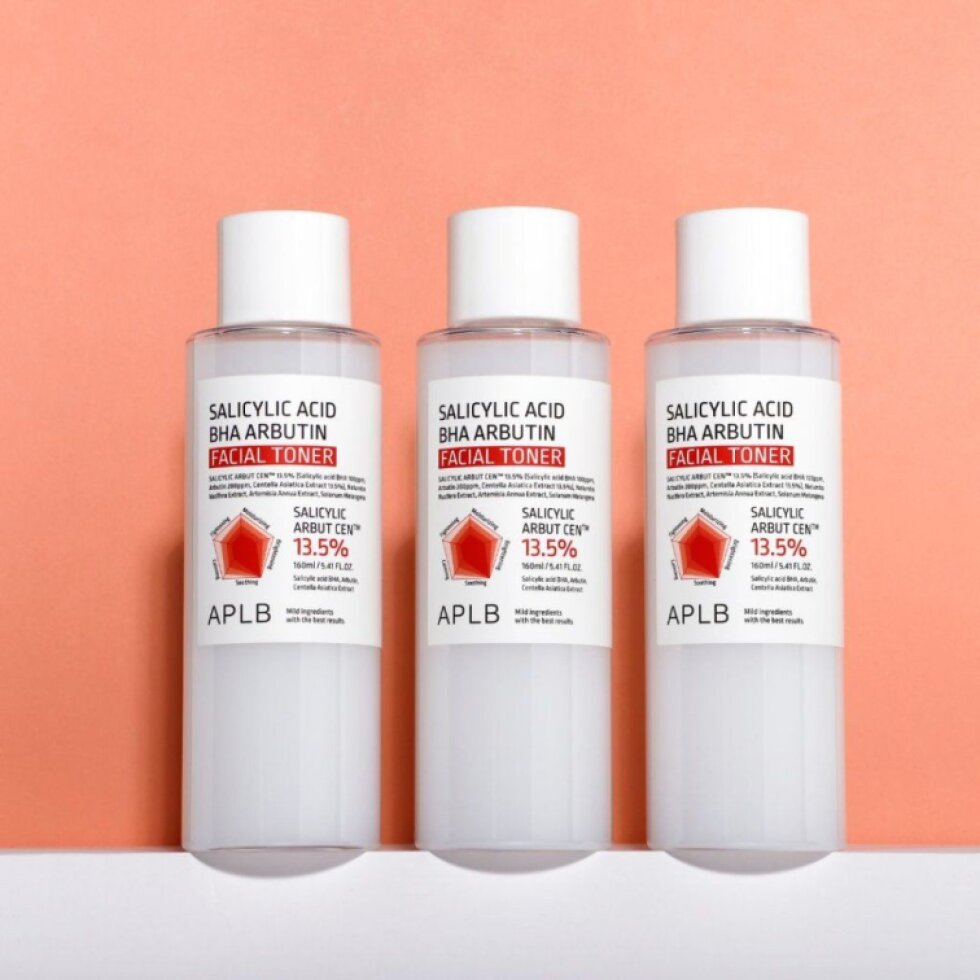 APLB - Salicylic Acid BHA Arbutin Facial Toner - Toner s BHA a arbutinem pro stažení pórů a zlepšení pružnosti pleti - 160 ml