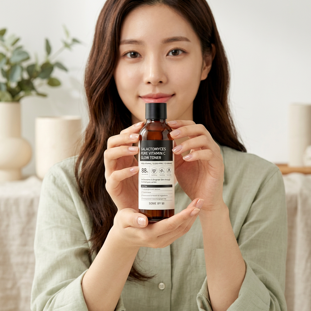SOME BY MI - Galactomyces Pure Vitamin C Glow Toner - Rozjasňující toner s Galactomyces a vitamínem C - 200 ml