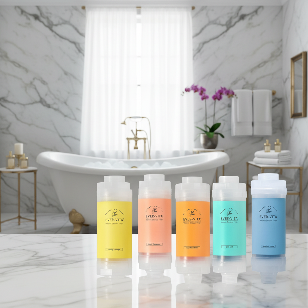 EVER VITA - Vitaminové filtry do sprchy - 4+1 ZDARMA