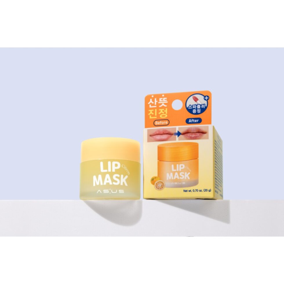 AS:US - Lip Mask Lemon - Vyživující maska na rty s citronovou vůní - 20 g