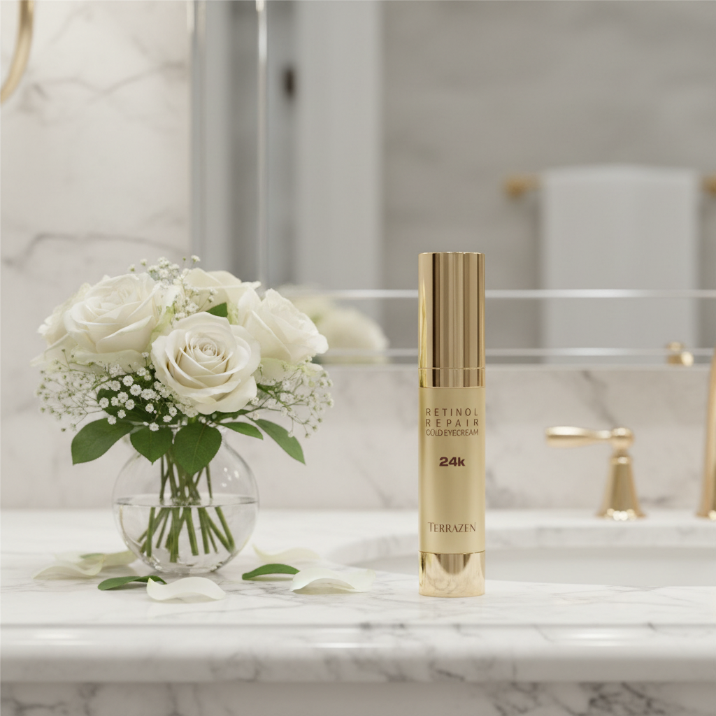 TERAZZEN - Retinol Repair Gold Eye Cream 24K - Omlazující oční krém s retinolem a zlatem - 20 ml