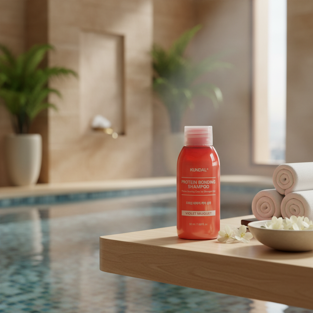 KUNDAL - Protein Bonding Care Shampoo - Proteinový šampon VIOLET MUGUET - 50 ml