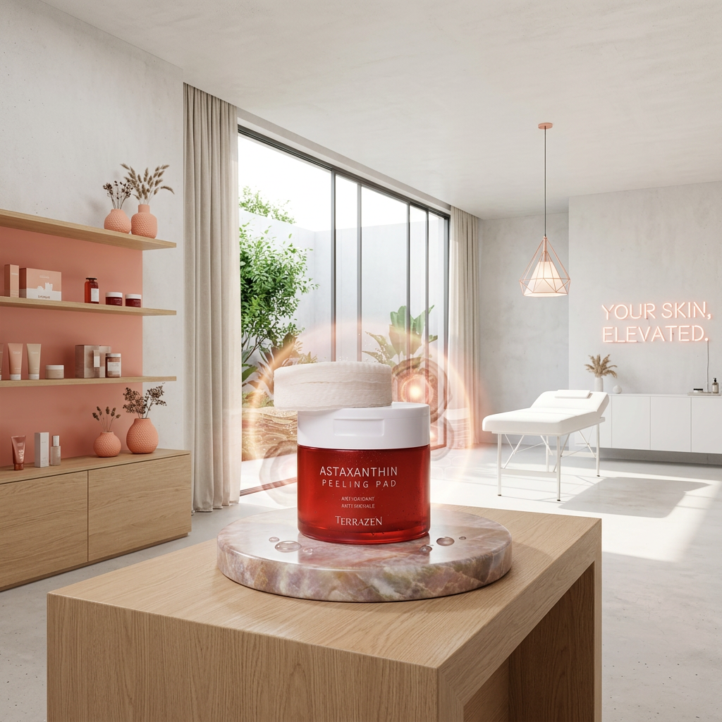 TERRAZEN - Astaxanthin Peeling Pad - Antioxidantní peelingové tampónky s astaxanthinem - 175g