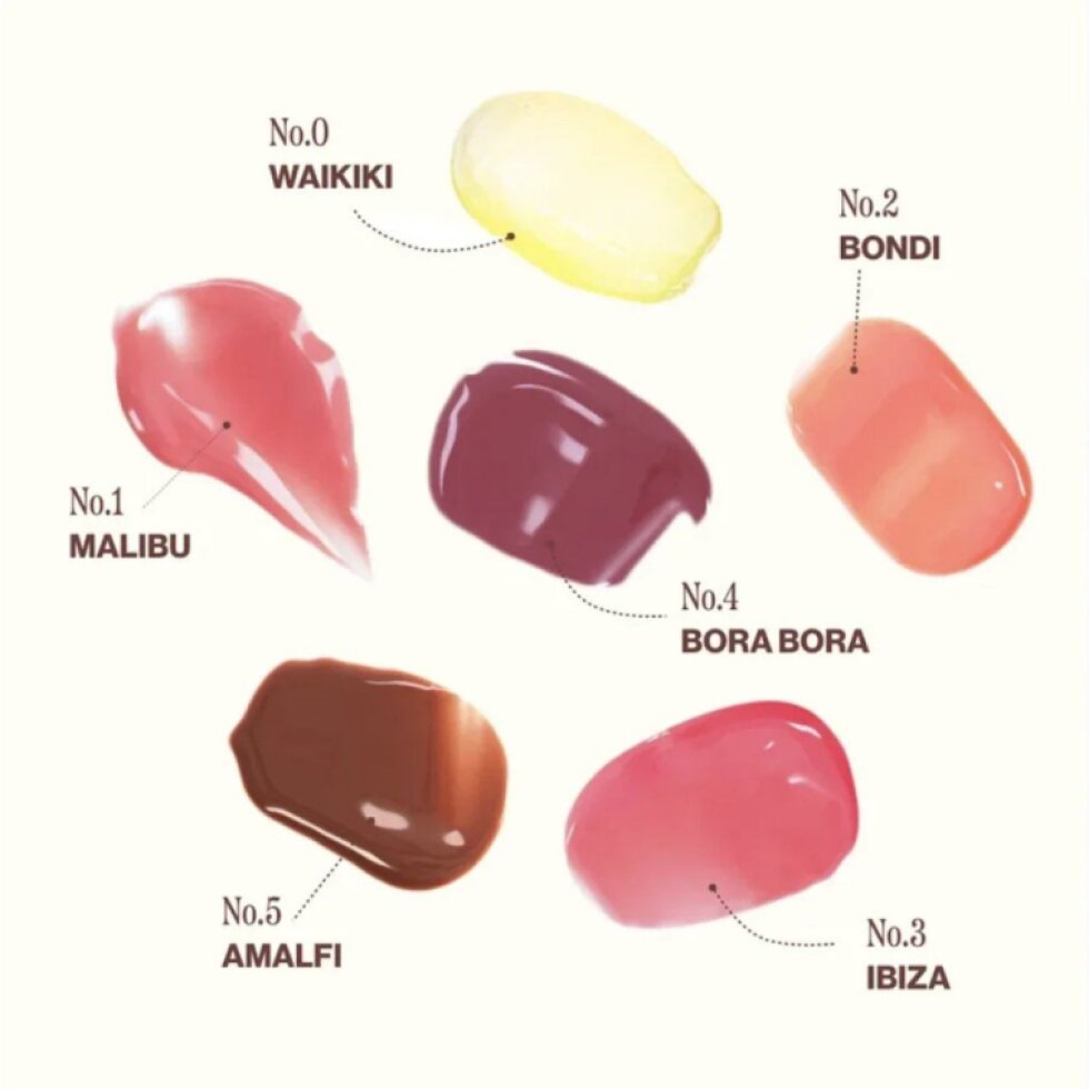 UNLEASHIA - Sunset Dazzle Gloss Balm BORA BORA - Lesk na rty v odstínu BORA BORA - 10 g