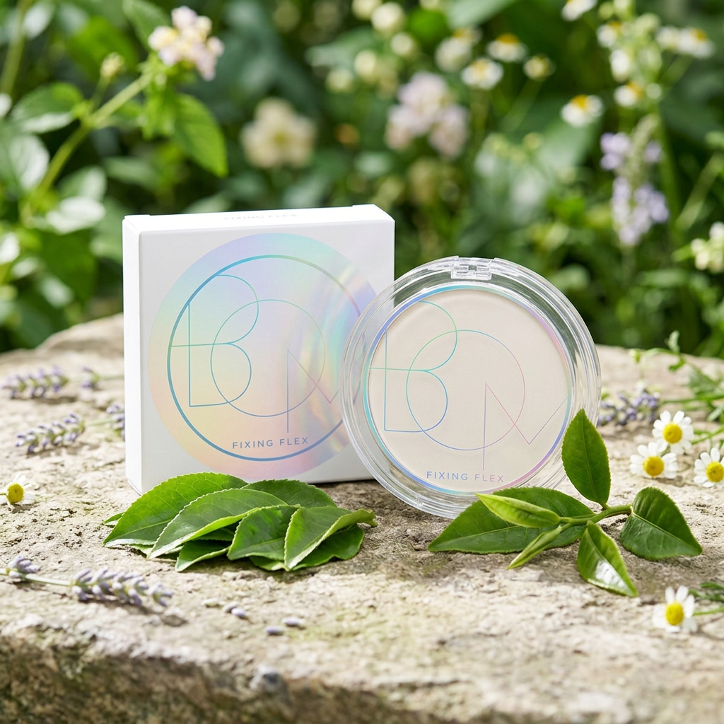 B.O.M. - Fixing Flex Powder Pact - Transparentní fixační pudr - 7,5 g
