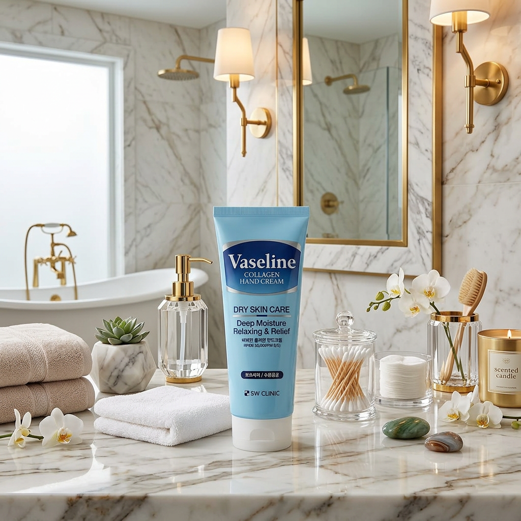 3W CLINIC - Vaseline Collagen Hand Cream - Vazelínový a kolagenový krém na ruce - 100 g