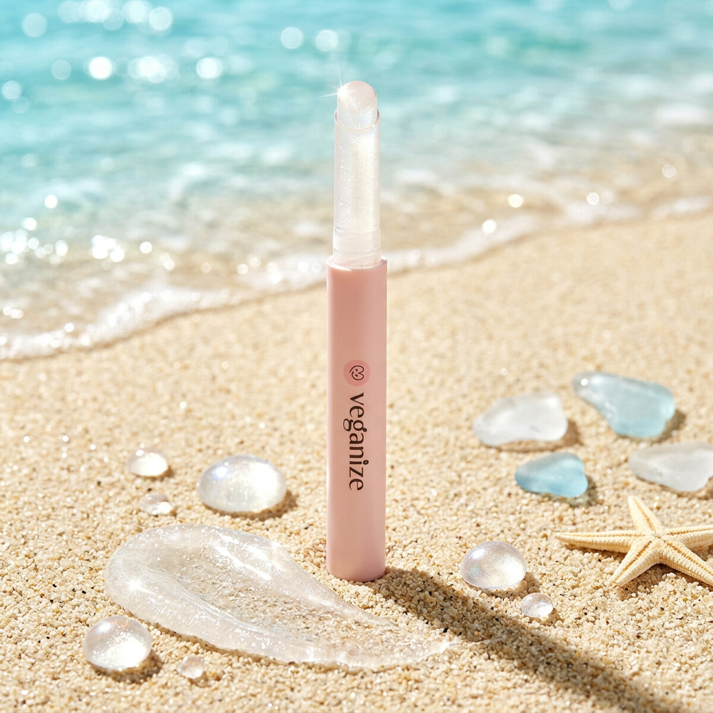 VEGANIZE - Collagen Lip Glass Balm 10. Champagne Gold - Kolagenový balzám na rty - 1,8 g
