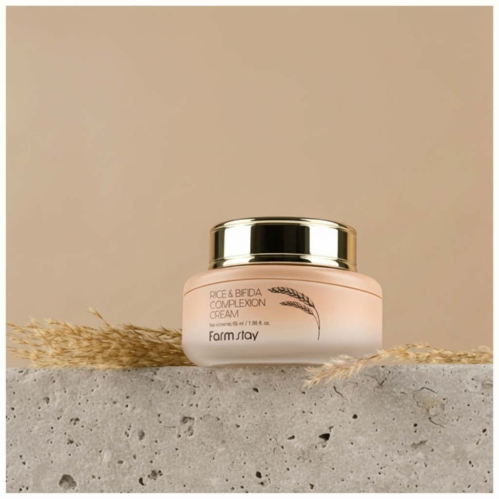 Farm Stay - Rice & Bifida Complexion Cream - Komplexní krém s extraktem z rýže a bifida - 55 ml