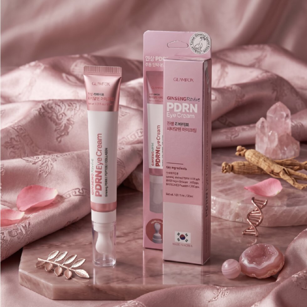 GLAMFOX - Ginseng Revive PDRN Eye Cream - Obnovující oční krém se ženšenem a PDRN - 30 ml
