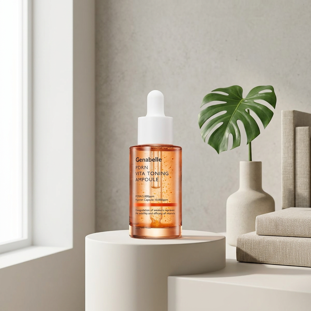 GENABELLE - PDRN Vita Toning Ampoule - Rozjasňující ampule s PDRN, vitamínovými kapslemi a komplexem hydratačních látek - 30 ml