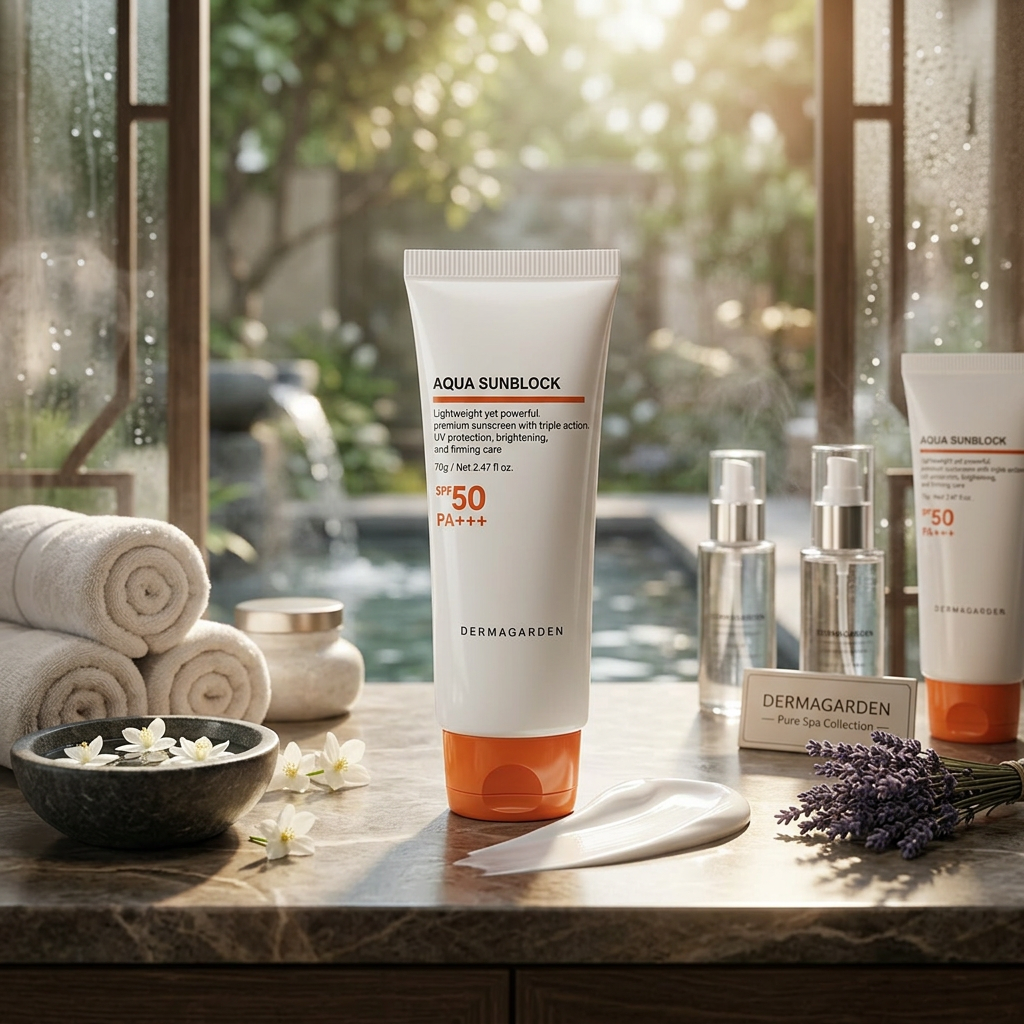 DERMAGARDEN - Aqua Sunblock SPF50 PA+++ - Hydratační opalovací krém - 70 g