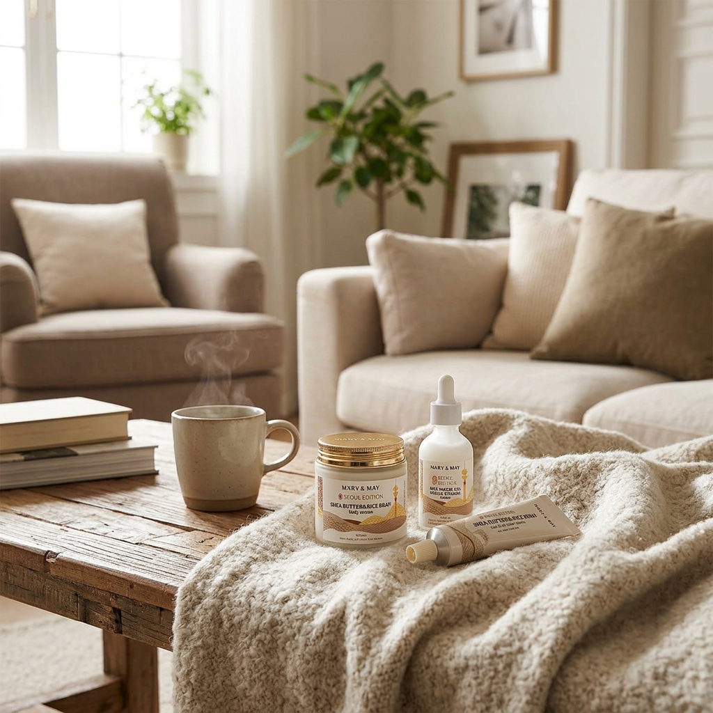 Mary&May - Shea Butter & Rice Bran Hand Cream - Krém na ruce s bambuckým máslem a rýžovými otrubami - 50 ml