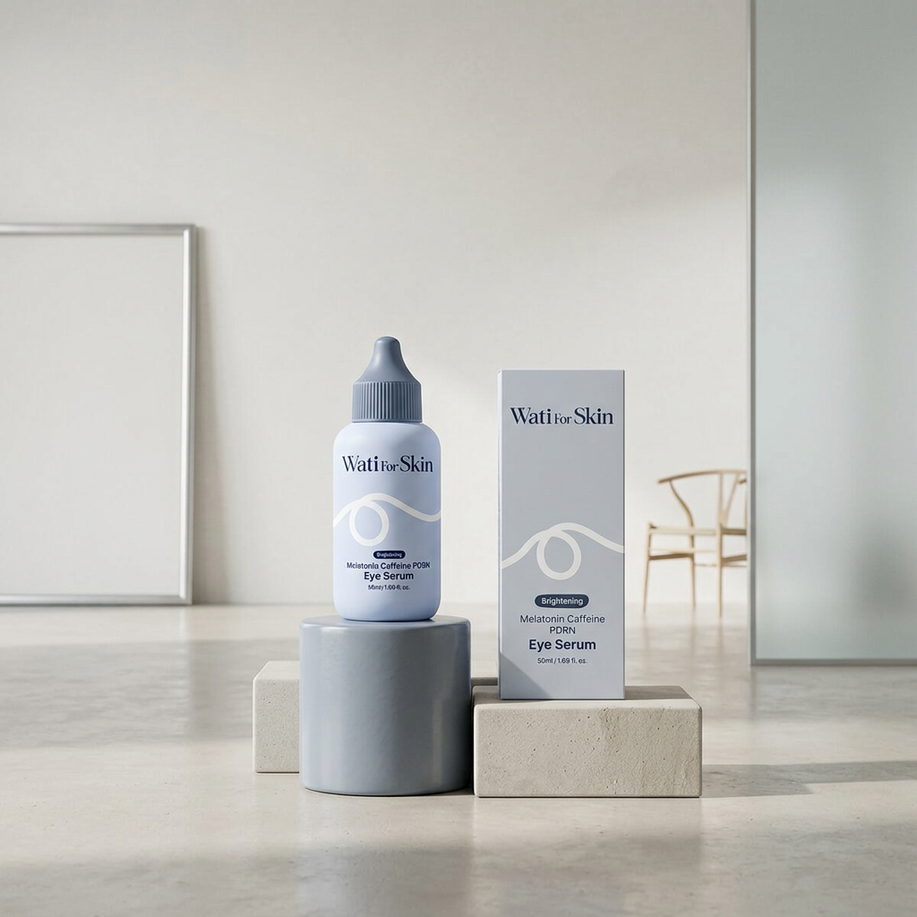 WATI FOR SKIN - Melatonin Caffeine PDRN Eye Serum - Oční sérum zaměřené na redukci otoků, tmavých kruhů a prvních známek stárnutí - 50 ml
