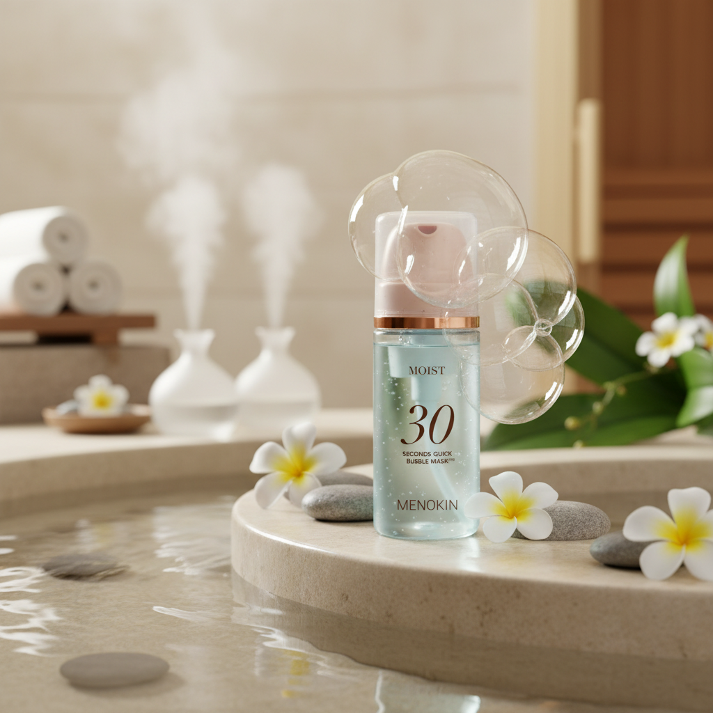 MENOKIN - 30 Seconds Quick Bubble Mask Moist - 30sekundové, bublinkové, hydratační sérum - 95 ml