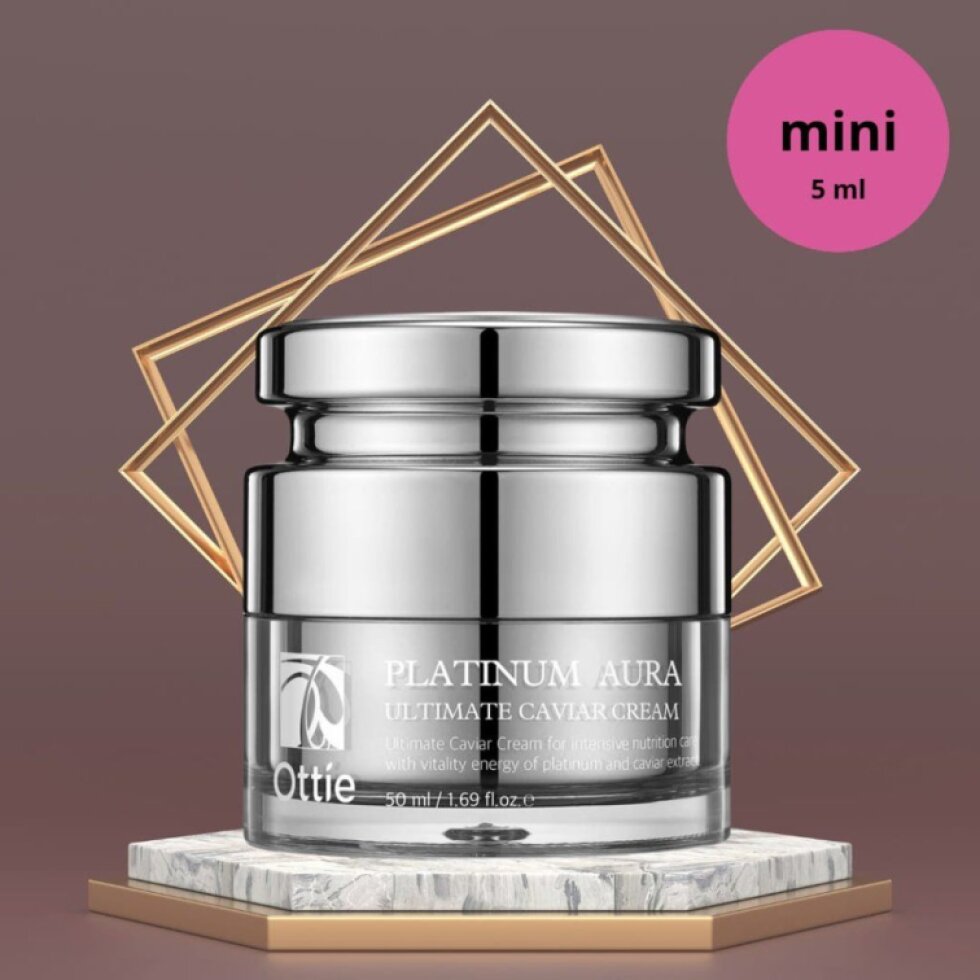 OTTIE - Platinum Aura Ultimate Capsule Cream - Prémiový platinový krém s kapsličkami - 5 ml