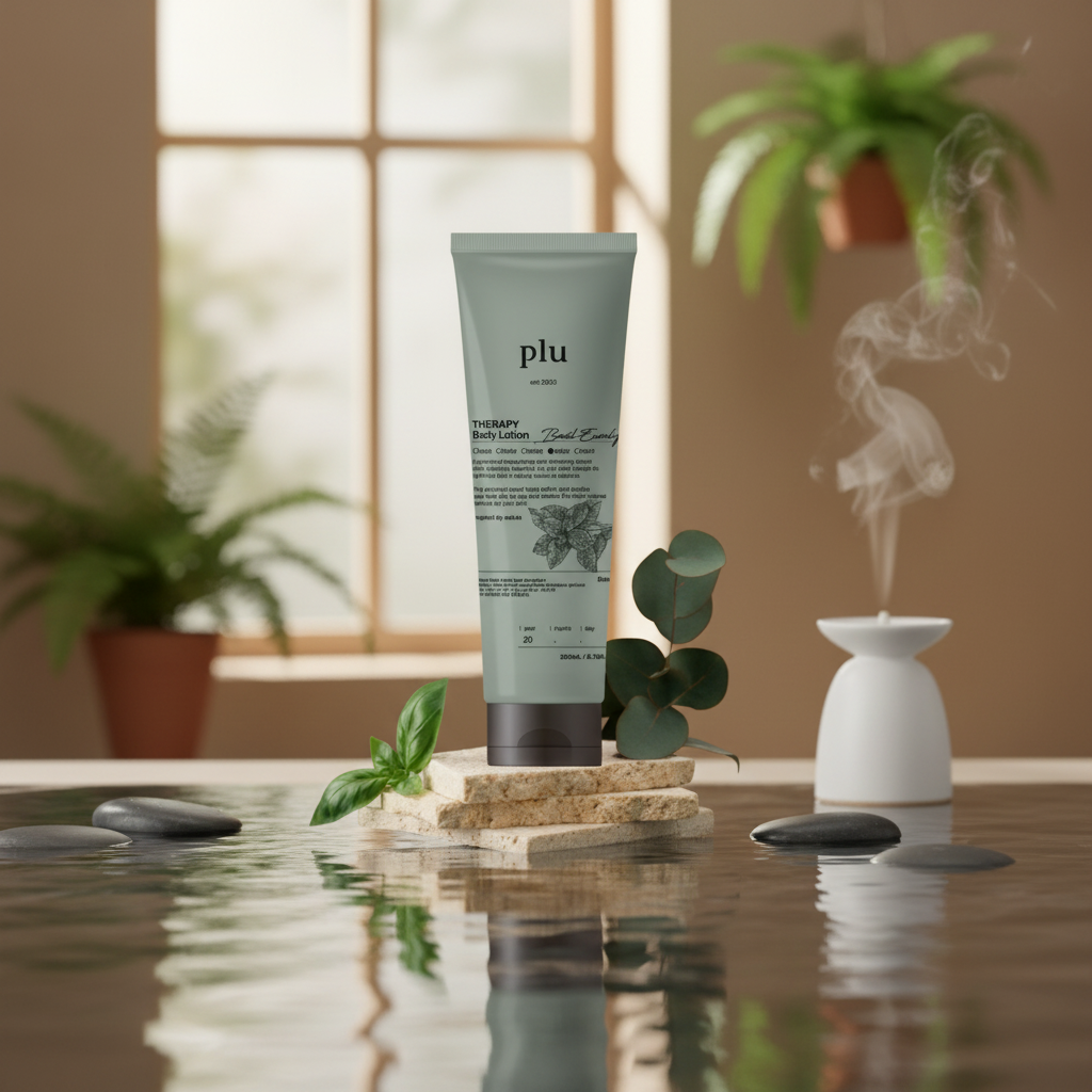 PLU - Aroma Body Lotion Basil Eucalyptus - Aromatické tělové mléko s bazalkou a eukalyptem - 200 ml
