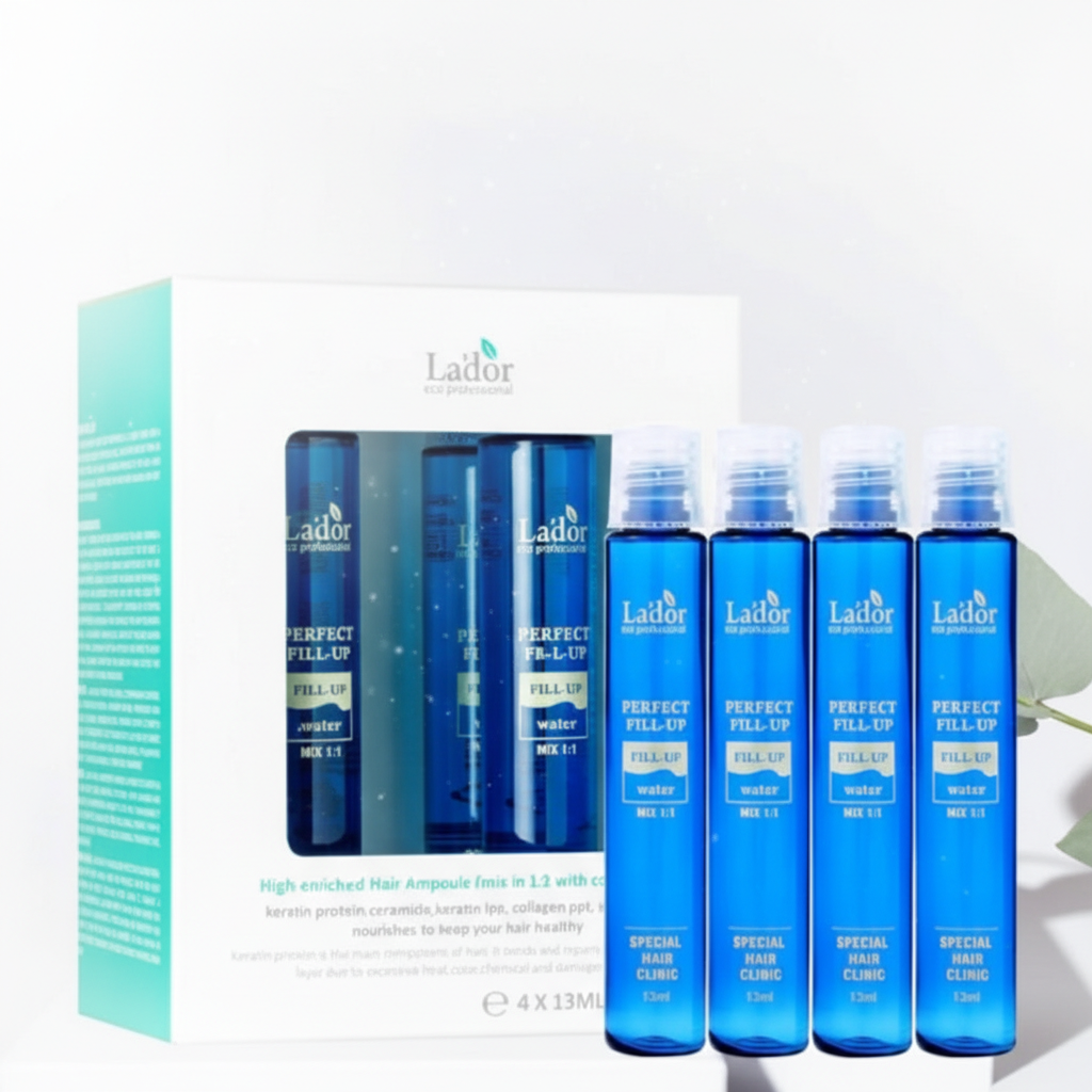Lador - Perfect Hair Fill-Up - Intenzivní koncentrovaná péče pro poškozené a křehké vlasy - 4x13 ml