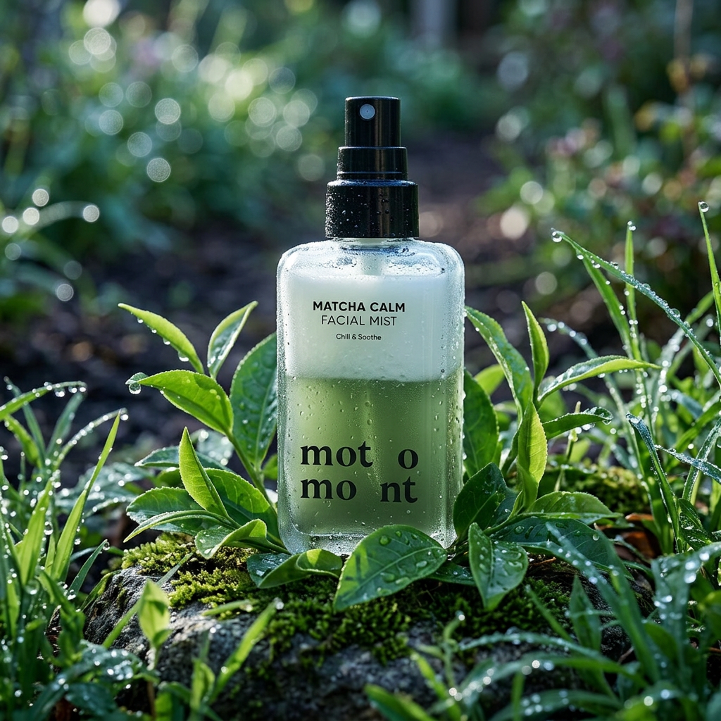 MOTOMONT - Matcha Calm Facial Mist - Zklidňující pleťová mlha s Matchou - 100 ml