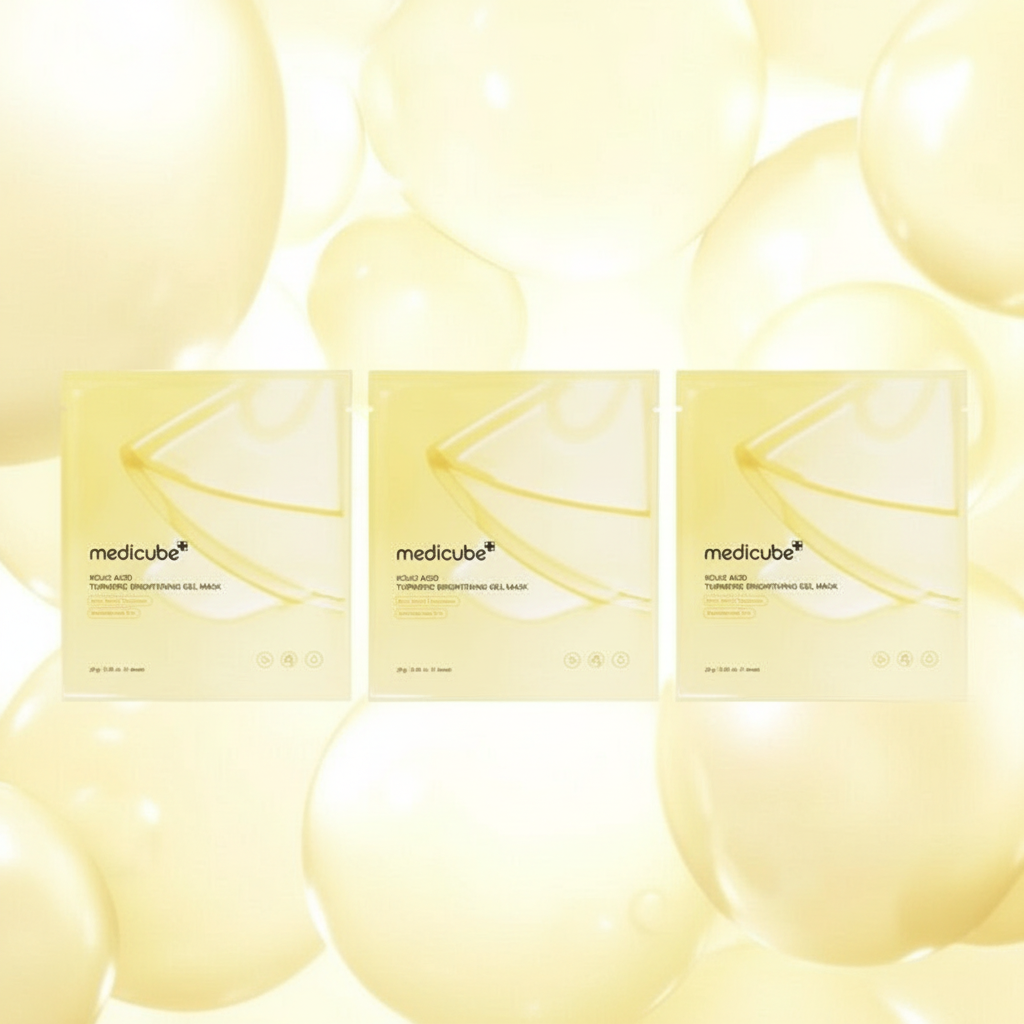 Medicube - Kojit Acid Turmeric Brightening Gel Mask - Rozjasňující gelová maska s kurkumou - 28 g