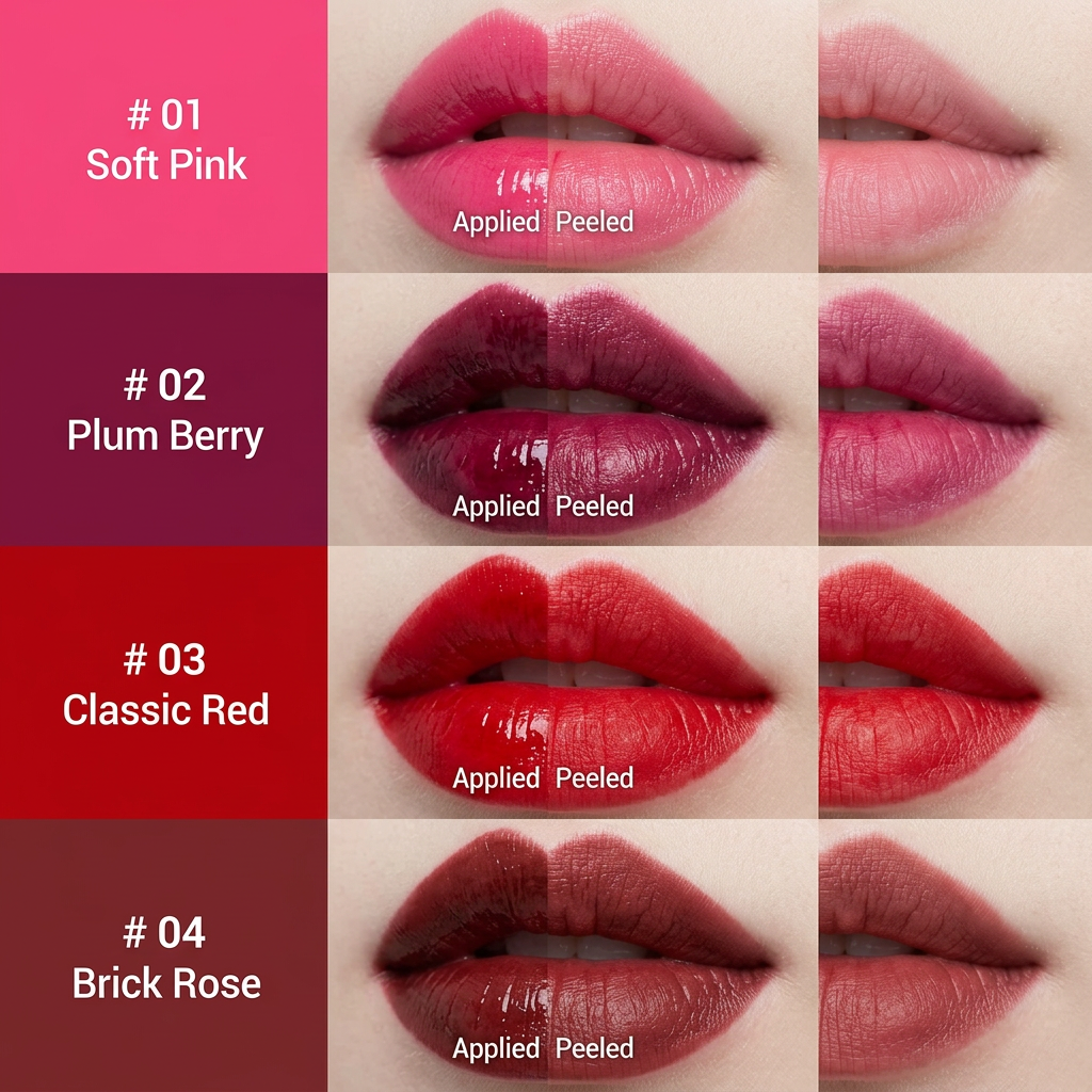 BERRISOM - My Lip Tint Pack 02 Plumb Berry - Zabarvený, slupovací tint na rty - 15 g