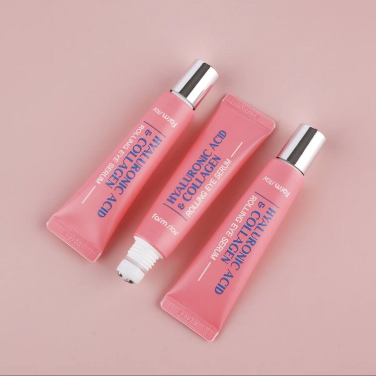 Farm Stay - Hyaluronic Acid & Collagen Rolling Eye Serum - Kolagenové sérum s kyselinou hyaluronovou a roll-on aplikátorem - 25 ml