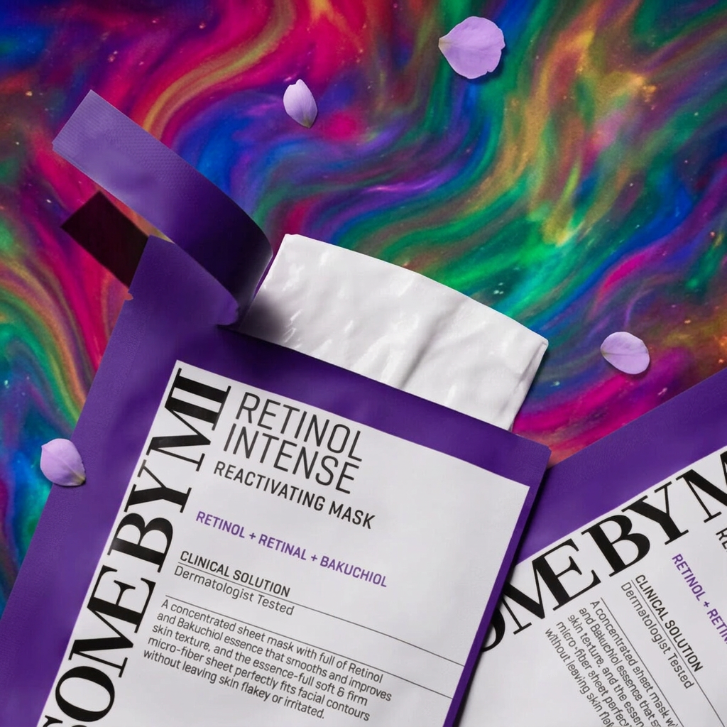 Some By Mi - Retinol Intense Reactivating Mask - Textilní maska proti vráskám - 22 g